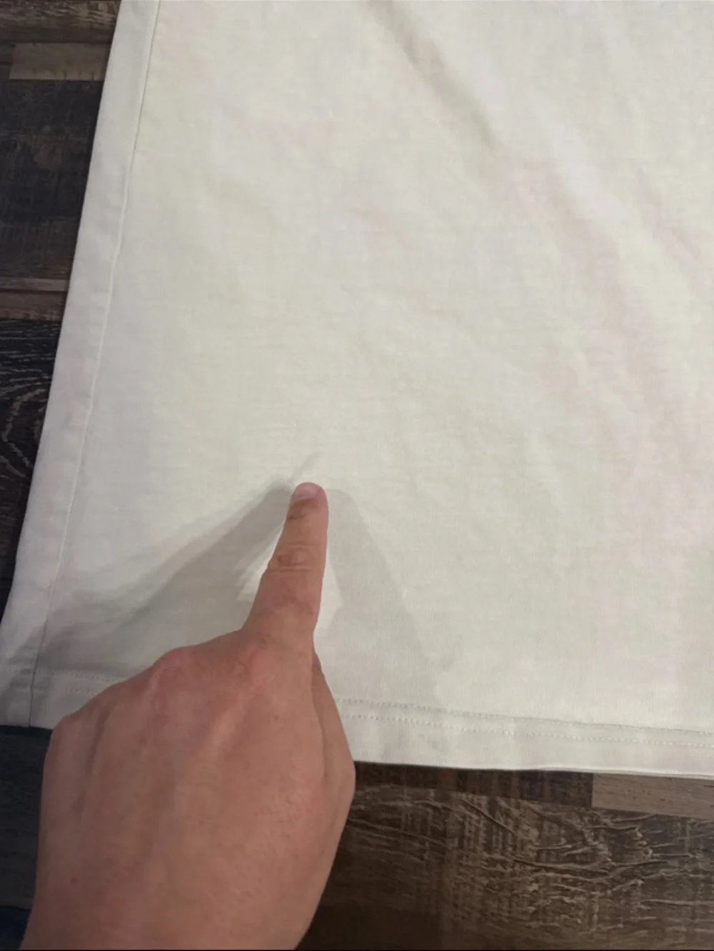The North Face Tee — Cream with Brown, Gold & Green Accents